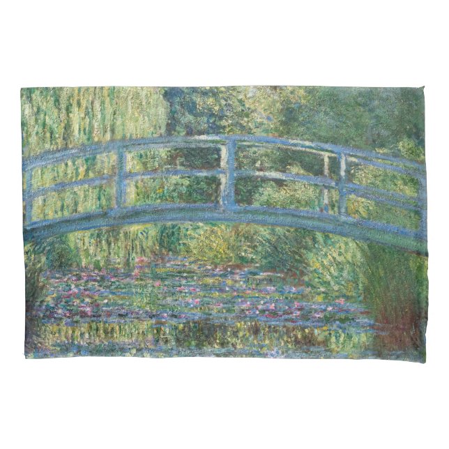 Housse D'oreillers Claude Monet - Eau Lily étang, Harmonie verte (devant)