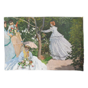 Housse D'oreillers Claude Monet - Les femmes dans le jardin