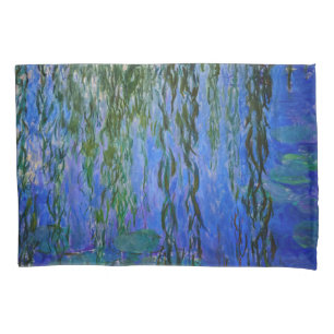 Housse D'oreillers Claude Monet - Lys d'eau avec saule plumant