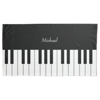 Housse D'oreillers Clavier de piano classique Musique personnalisée