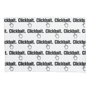 Housse D'oreillers Cliquez sur un appât. Coque coussin