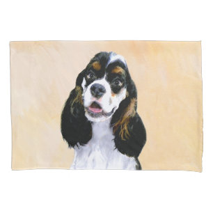 Housse D'oreillers Cocker Spaniel (Parti) Peinture - Art Chien origin