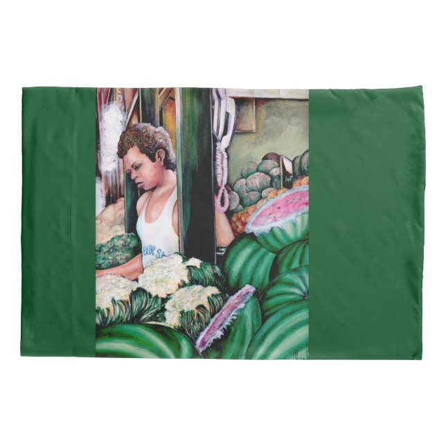 Housse D'oreillers Comment aimes-tu ces melons ? (Dos)