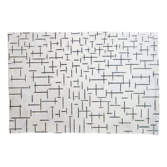 Housse D'oreillers Composition no 10, Quai et océan | Mondriaan | (devant-gauche)