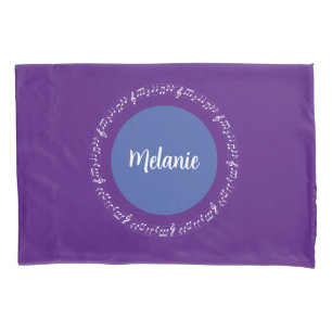 Housse D'oreillers Conception musicale Customisé Nom Coussin Coque