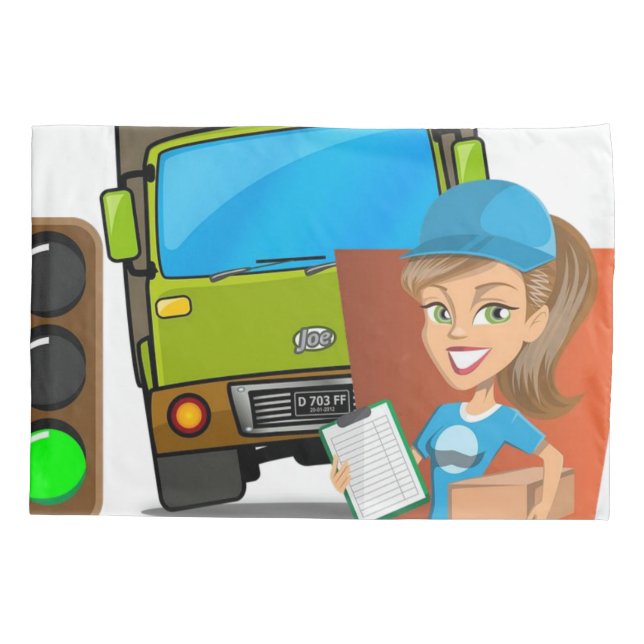 Housse D'oreillers Conductrice coussin Coque (Dos)