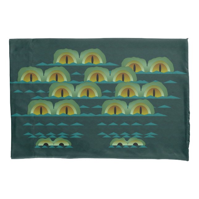 Housse D'oreillers Coque Coussin Big Croc (devant)
