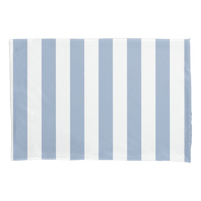 Housse D'oreillers Coque coussin blanc et bleu (devant)