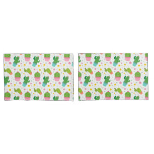 Housse D'oreillers Coque Coussin Cactus