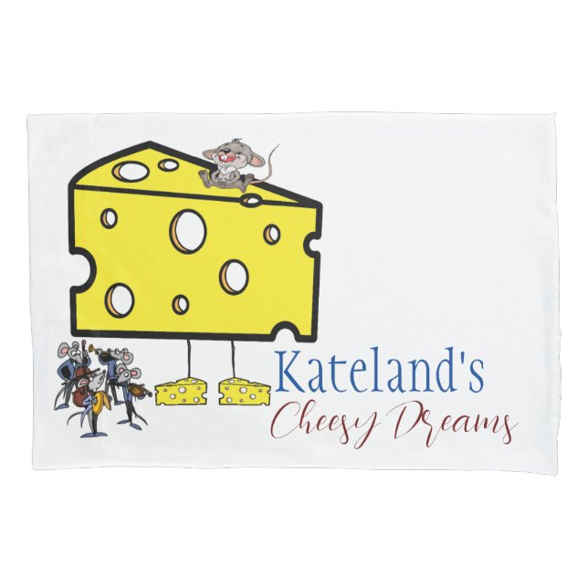 Housse D'oreillers Coque coussin Cheesy Dreams Musique (devant)