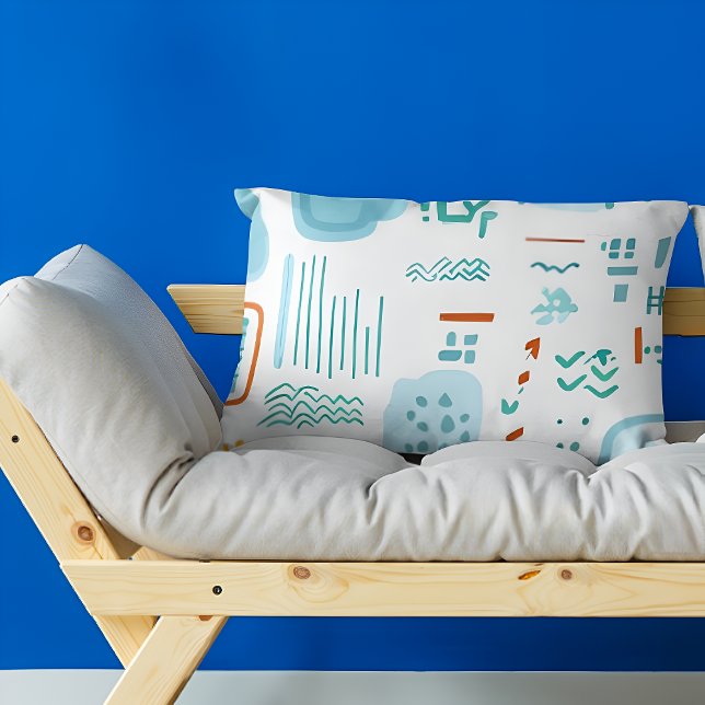 Housse D'oreillers Coque Coussin de conception aquarelle Abstrait (Créateur téléchargé)