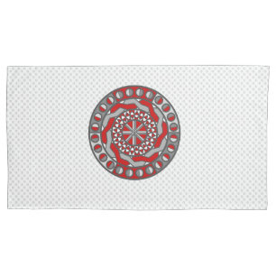Housse D'oreillers Coque Coussin de machines rouges