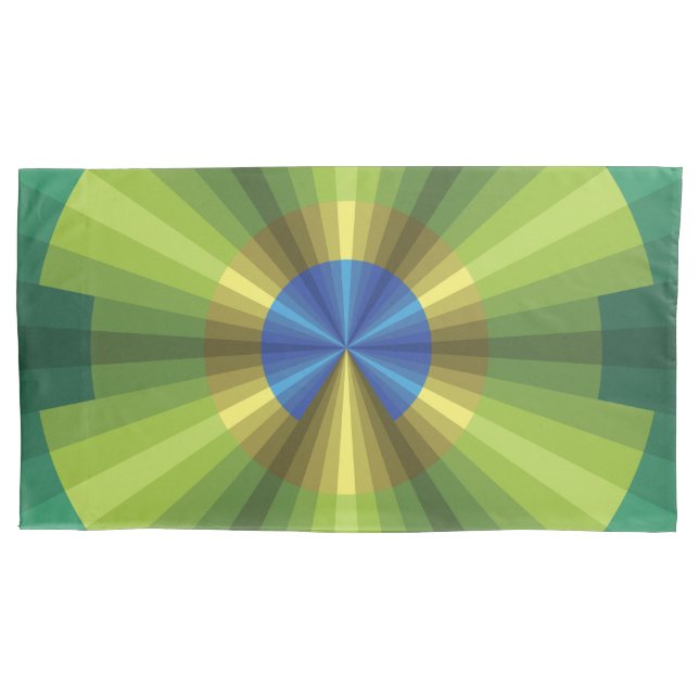 Housse D'oreillers Coque Coussin d'illusion Peacock (devant)