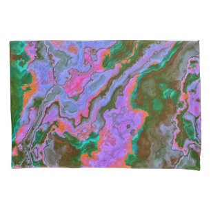 Housse D'oreillers Coque Coussin en marbre aigre