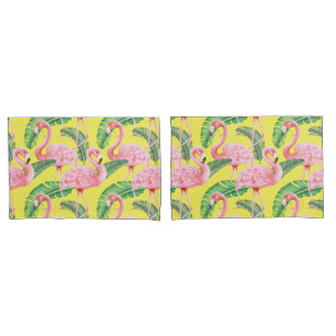 Housse D'oreillers Coque Coussin Flamingo Patte