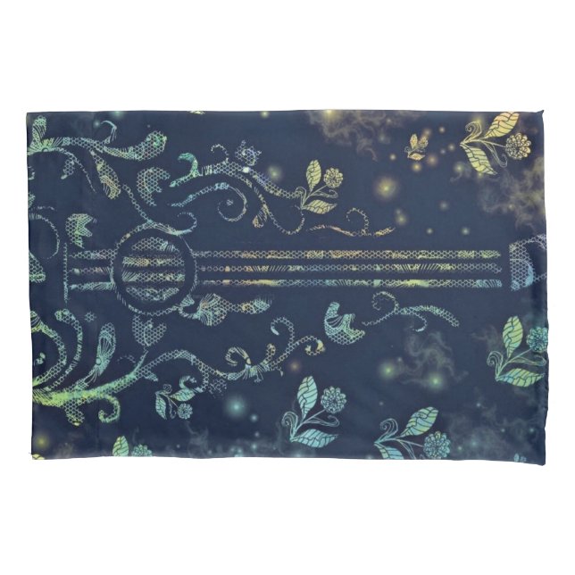Housse D'oreillers Coque Coussin Floral Guitare (devant)