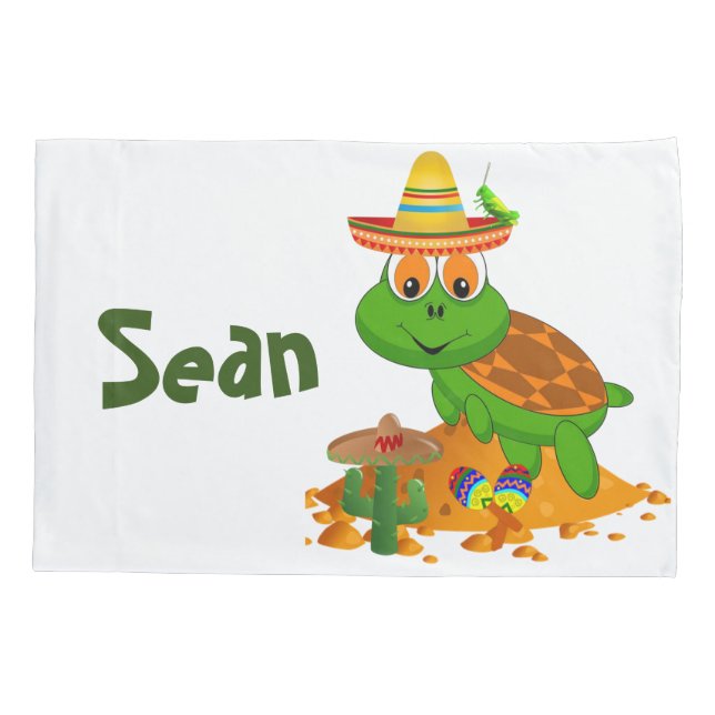 Housse D'oreillers Coque coussin Green Turtle (Dos)