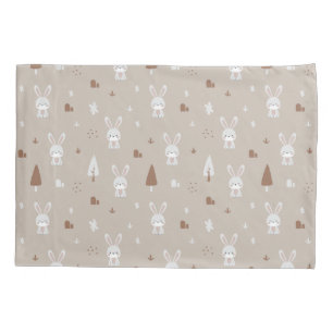 Housse D'oreillers Coque Coussin Motif lapin adorable
