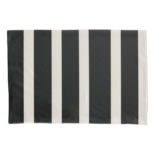 Housse D'oreillers Coque coussin noir et blanc (devant)
