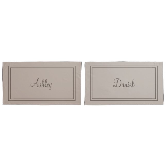 Housse D'oreillers Coque coussin personnalisé (devant-Set)