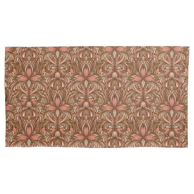 Housse D'oreillers Coque Coussin Rich Clay Art Nouveau Floral King (devant)