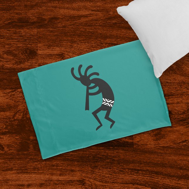 Housse D'oreillers Coque Coussin Turquoise Sud-Ouest Kokopelli Et Noi (Créateur téléchargé)