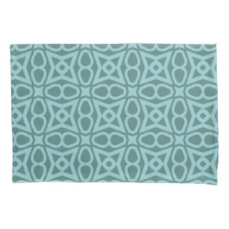 Housse D'oreillers Coque de Coussin de Motif géométrique turquoise