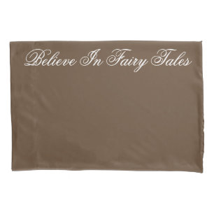 Housse D'oreillers Coques Coussins Brown avec message