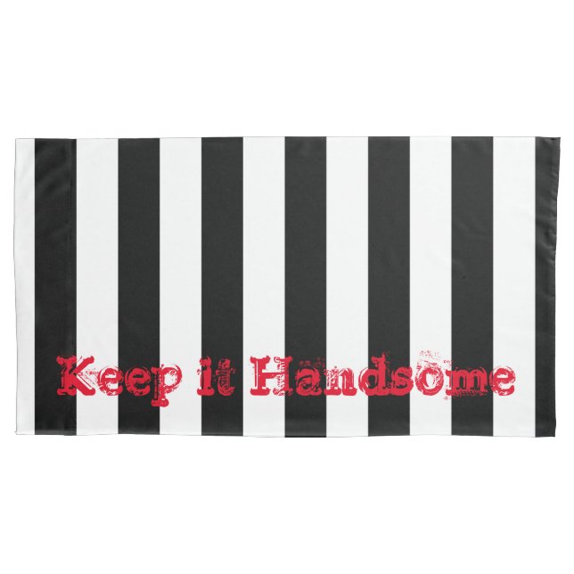 Housse D'oreillers Coques coussins le garder belle bande noire (devant)