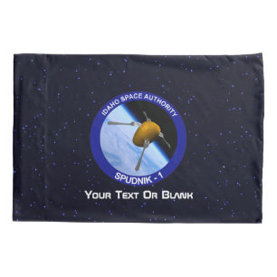 Housse D'oreillers Correctif de la mission satellite Idaho Spudnik