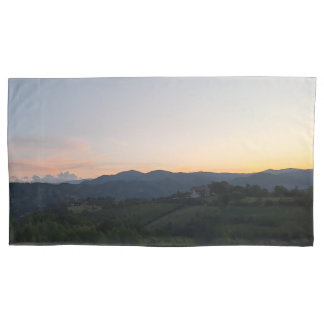Housse D'oreillers Coucher de soleil sur les Carpates – Photographie 