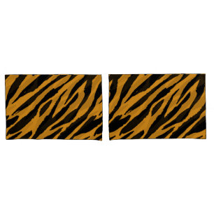 Housse D'oreillers Couleur de tigre Motif Animaux Amoureux