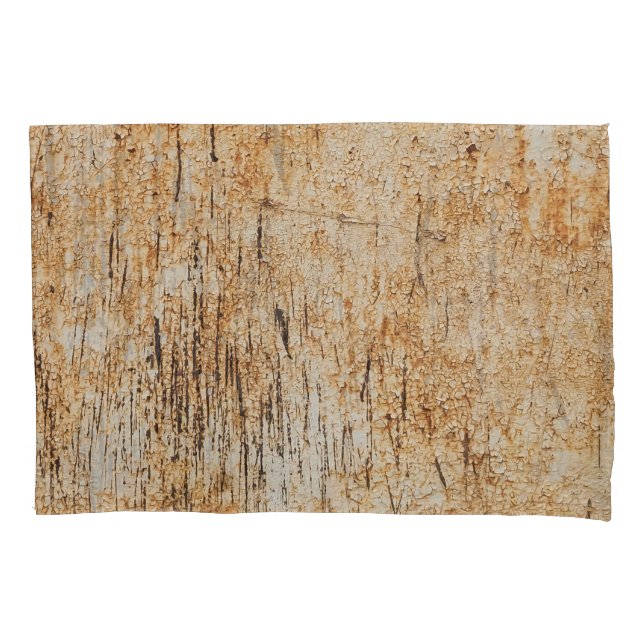 Housse D'oreillers Couleurs rustiques entrelacées dans une texture mé (devant)