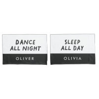 Couple noir blanc danse toute la nuit dormir toute