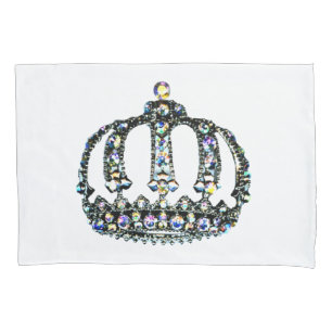 Housse D'oreillers Couronne "reine"