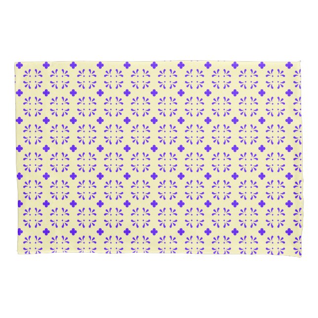 Housse D'oreillers coussin coque  de fleurs magenta (devant)