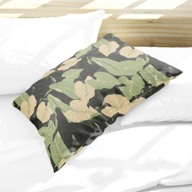 Housse D'oreillers Coussin Feuille de la Jungle tropicale Coque (Créateur téléchargé)