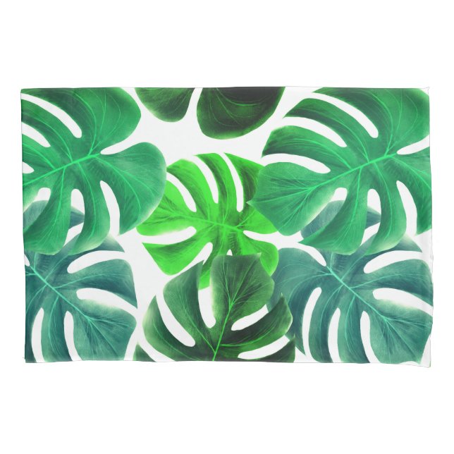 Housse D'oreillers Coussin Feuille tropical Coque (devant)