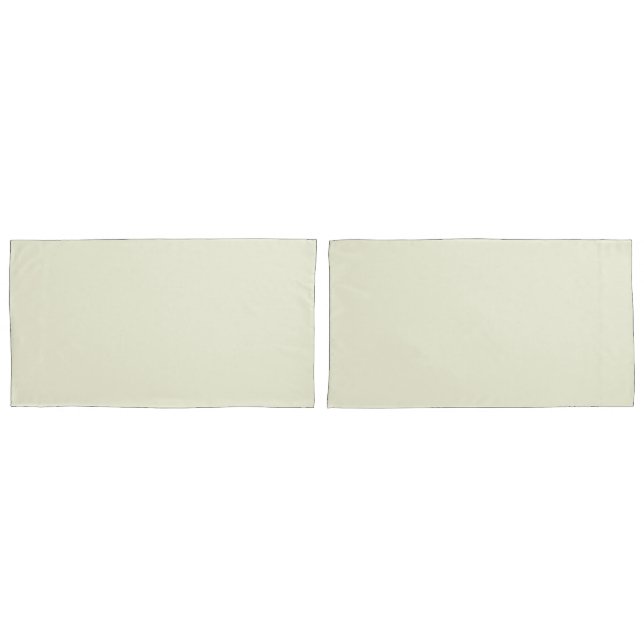 Housse D'oreillers Coussin King beige solide Coque pour chambres mode (devant-Set)