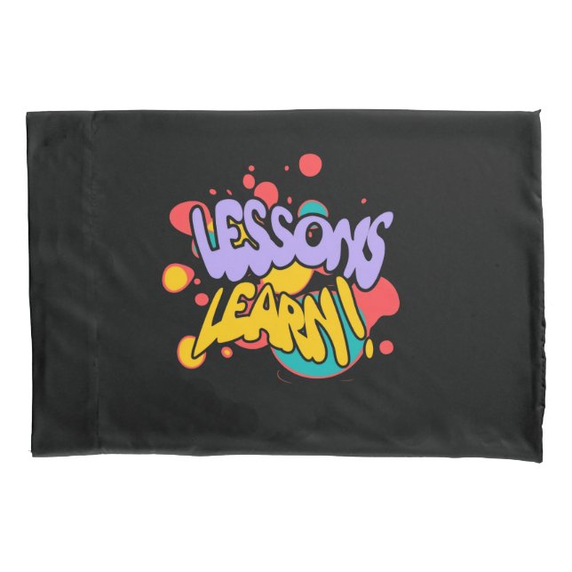 Housse D'oreillers COUSSIN MAISON ÉCLABoussures LEÇONS APPRISES  (devant)