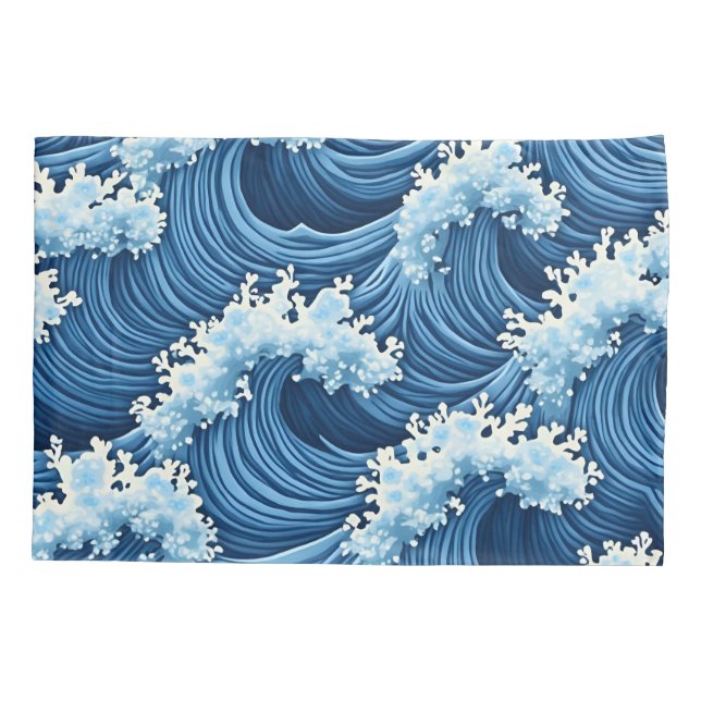 Housse D'oreillers coussin vague (Dos)