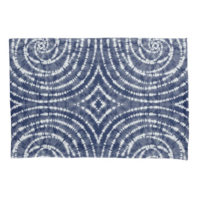 Housse D'oreillers Couvercle Abstrait en duvet en teinture de Shibori (devant)