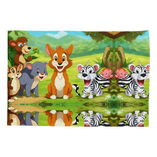 Housse D'oreillers Couverture Coussin de dessin (Dos)