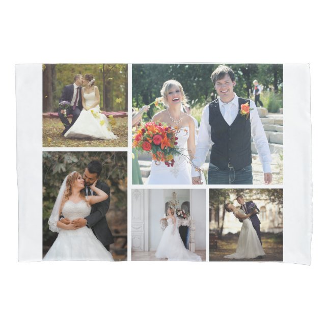 Housse D'oreillers Créez votre propre collection de 5 Mariages photo (devant)