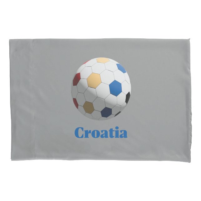Housse D'oreillers Croatia Soccer (devant)