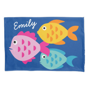 Housse D'oreillers Cuisine aquarium poisson oreiller personnalisé po