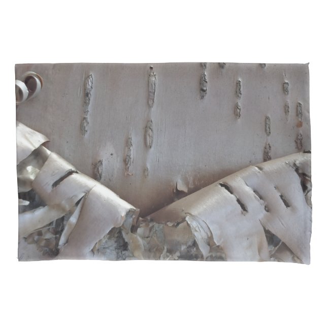 Housse D'oreillers Curly Birch Bark Tree Rustic (devant)
