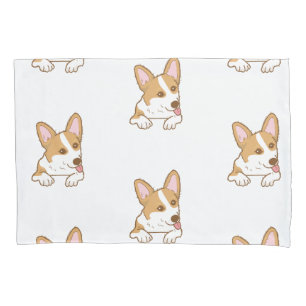 Housse D'oreillers Cute Corgi Chien Chien Chien Motif
