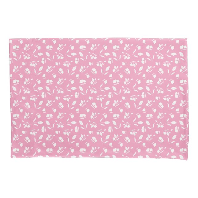 Housse D'oreillers Cute Flower Bud Pink Pillow Case (devant)