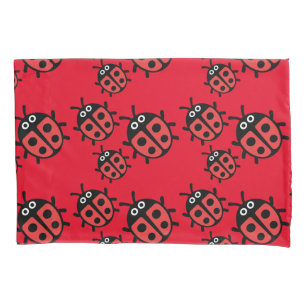 Housse D'oreillers Cute Kids ladybird Family Pillowcase